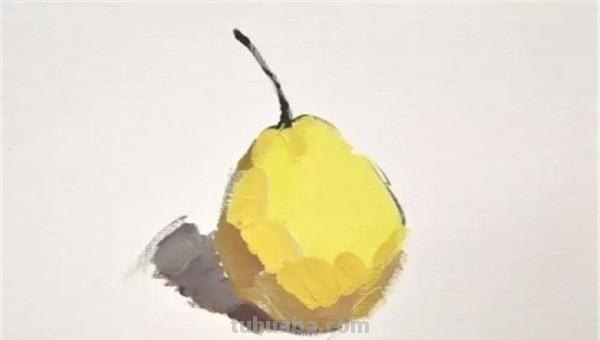 彩铅青梨怎么画 色彩梨子怎样画?用什么颜色?谢? 彩铅青梨怎么画 色彩梨子怎样画?用什么颜色?谢?