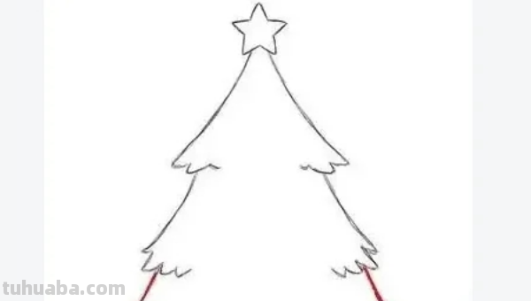 圣诞树怎么画漂亮简单图片