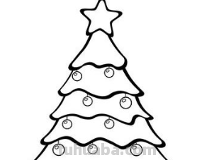 圣诞树怎么画
