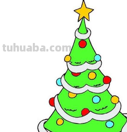 圣诞树怎么画