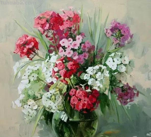 俄罗斯女画家Maria Pavlova静物花卉油画作品欣赏