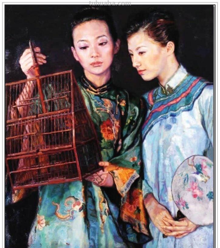 现代无与伦比著名油画大师陈逸飞四十五幅传世经典油画作品赏析