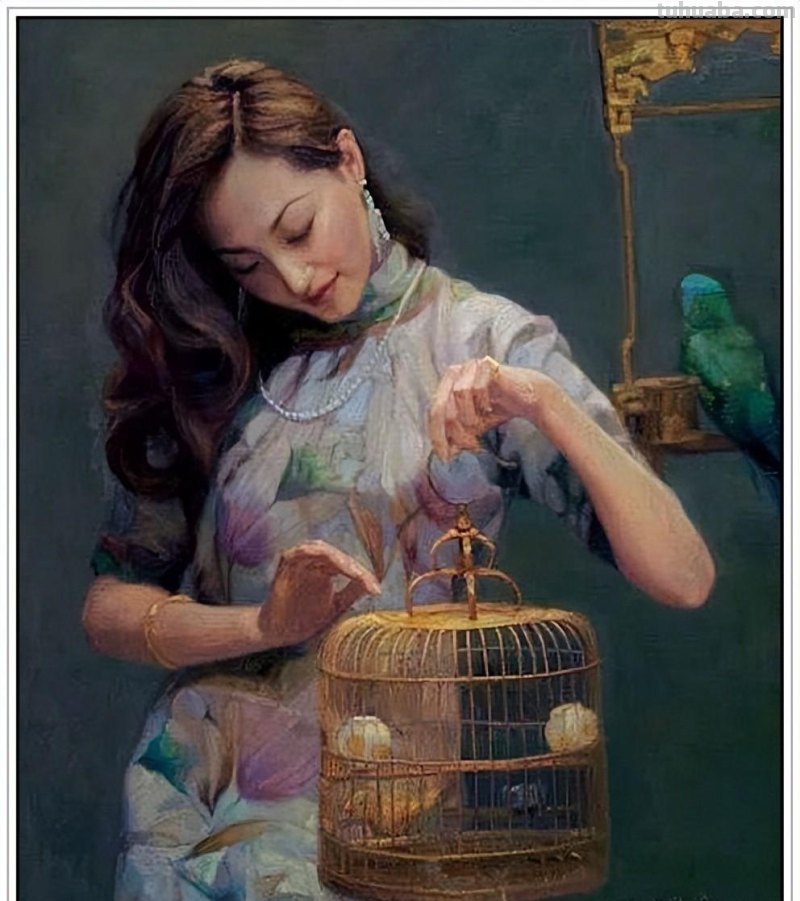 现代无与伦比著名油画大师陈逸飞四十五幅传世经典油画作品赏析