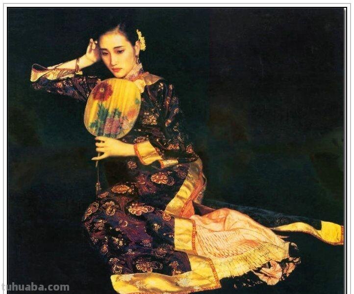 现代无与伦比著名油画大师陈逸飞四十五幅传世经典油画作品赏析