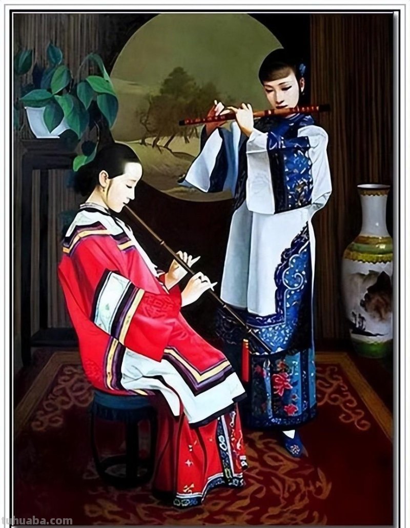 现代无与伦比著名油画大师陈逸飞四十五幅传世经典油画作品赏析