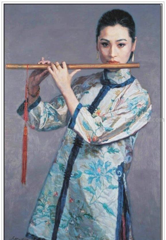 现代无与伦比著名油画大师陈逸飞四十五幅传世经典油画作品赏析