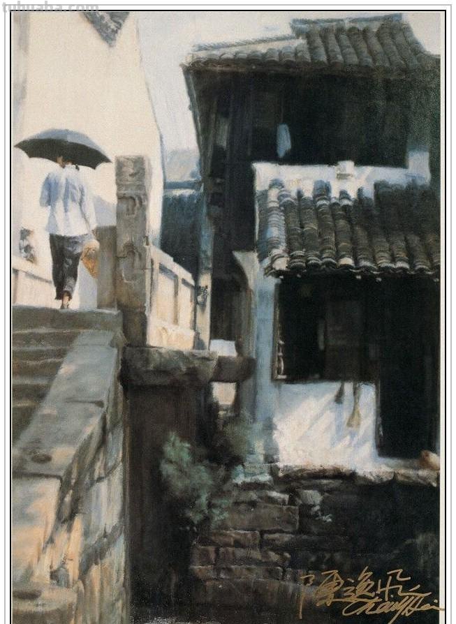 现代无与伦比著名油画大师陈逸飞四十五幅传世经典油画作品赏析