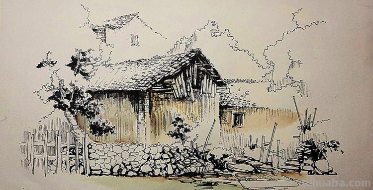 「转载美术」一组古镇速写作品欣赏