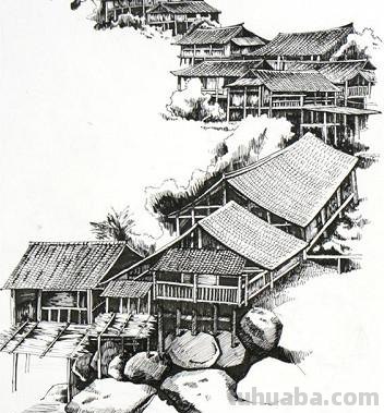 「转载美术」一组古镇速写作品欣赏