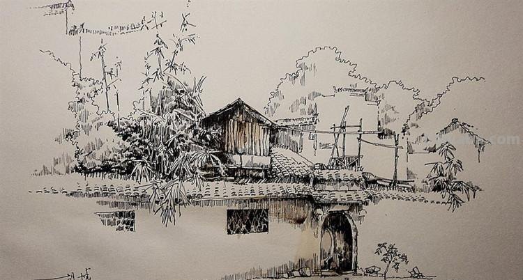 「转载美术」一组古镇速写作品欣赏