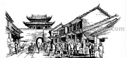 「转载美术」一组古镇速写作品欣赏