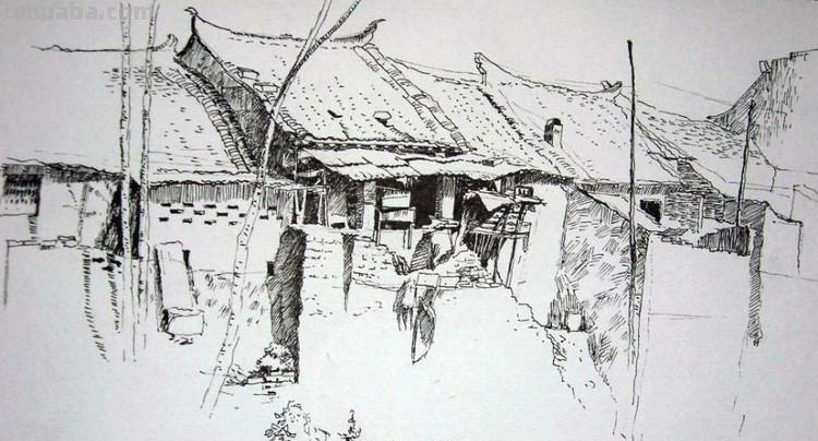 「转载美术」一组古镇速写作品欣赏