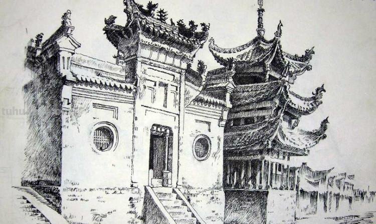 「转载美术」一组古镇速写作品欣赏