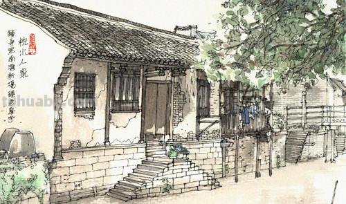 「转载美术」一组古镇速写作品欣赏