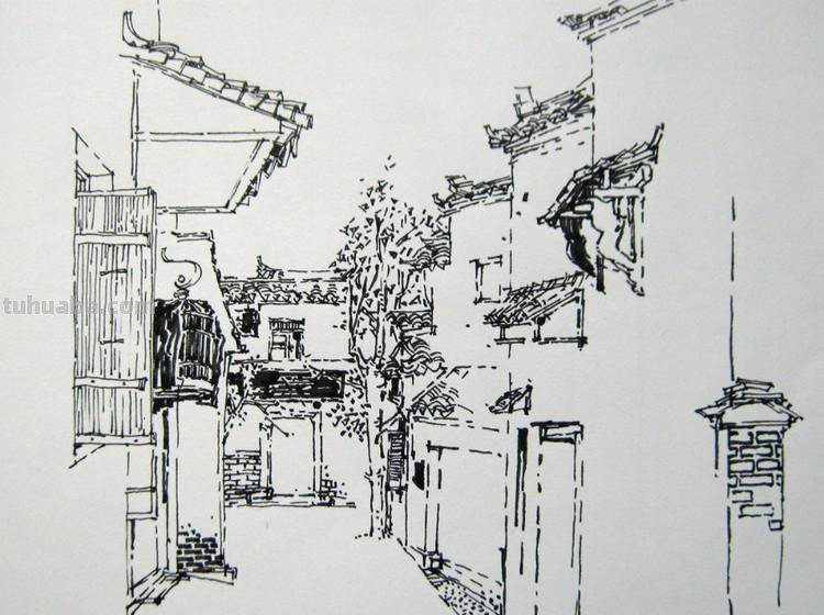 「转载美术」一组古镇速写作品欣赏