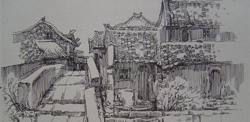 「转载美术」一组古镇速写作品欣赏