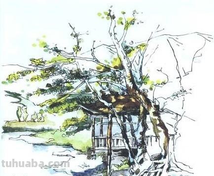 「转载美术」一组古镇速写作品欣赏