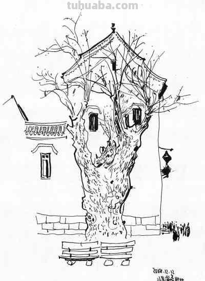 「转载美术」一组古镇速写作品欣赏