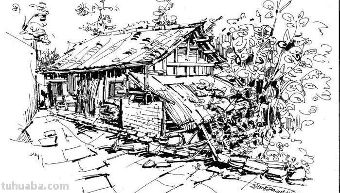 「转载美术」一组古镇速写作品欣赏