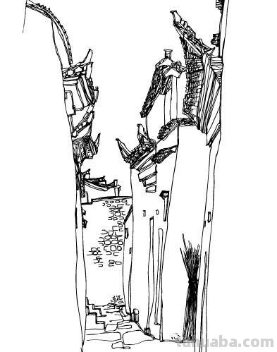 「转载美术」一组古镇速写作品欣赏