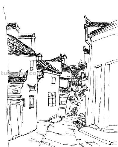 「转载美术」一组古镇速写作品欣赏