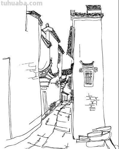 「转载美术」一组古镇速写作品欣赏