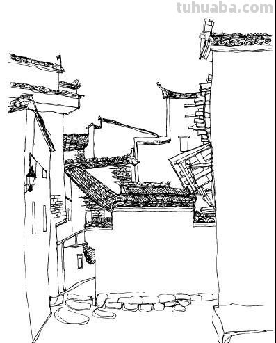 「转载美术」一组古镇速写作品欣赏