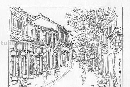 「转载美术」一组古镇速写作品欣赏