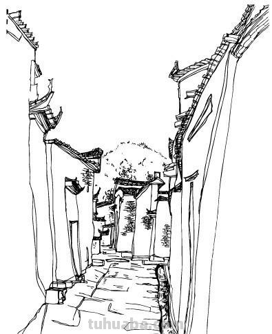 「转载美术」一组古镇速写作品欣赏