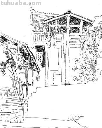 「转载美术」一组古镇速写作品欣赏