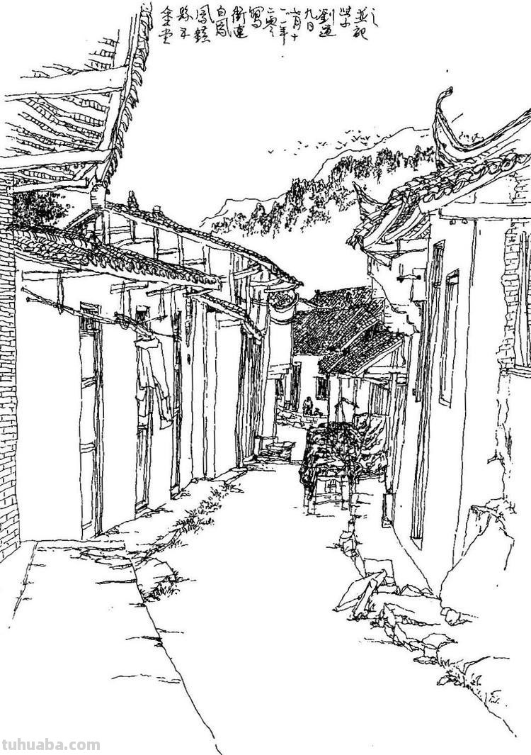 「转载美术」一组古镇速写作品欣赏