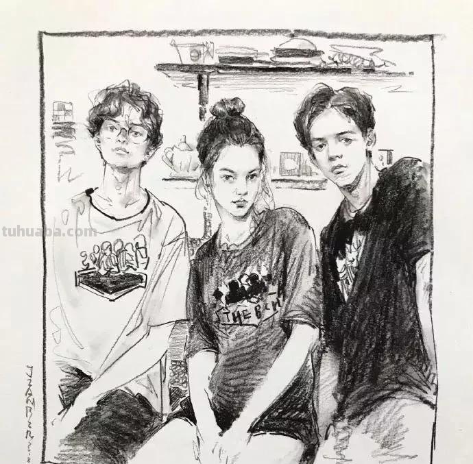 速写大佬作品，每一幅都堪称佳作