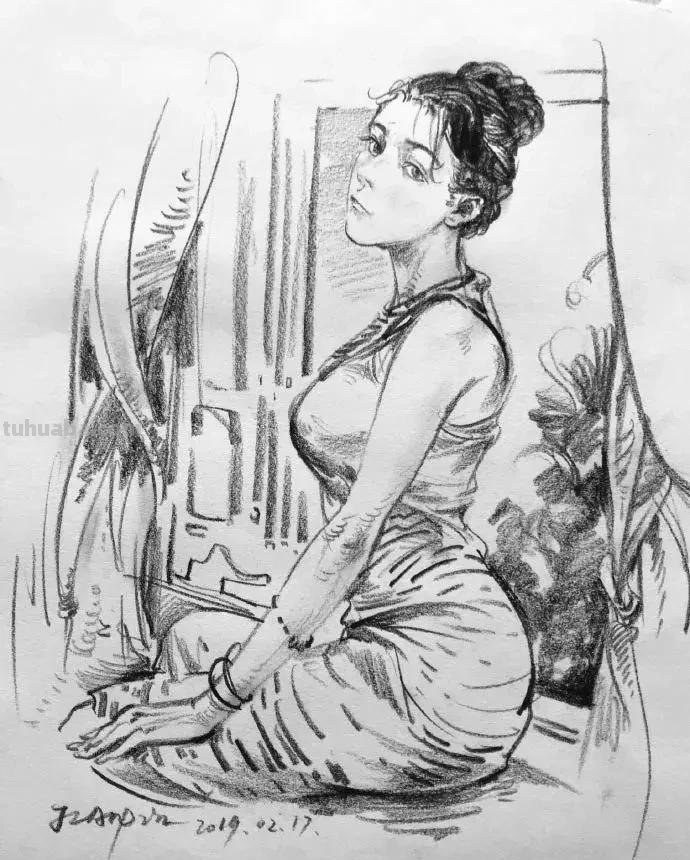 速写大佬作品，每一幅都堪称佳作