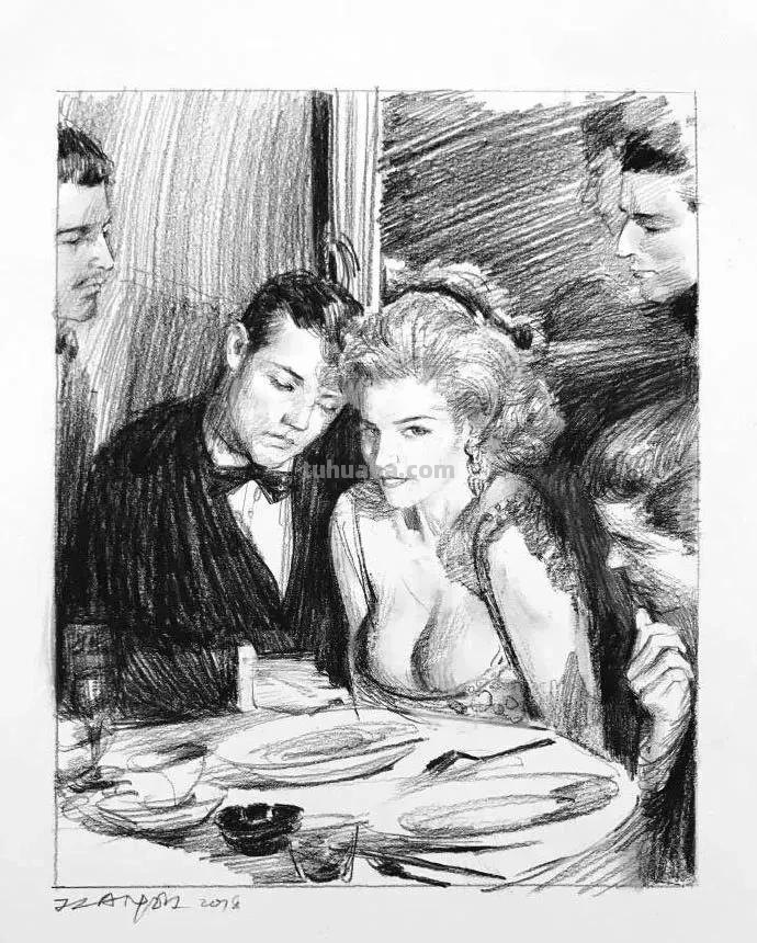 速写大佬作品，每一幅都堪称佳作