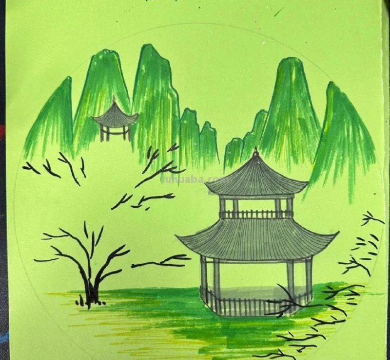 超治愈系的“国风动漫”美醉的春意，最新的春日创意主题绘画