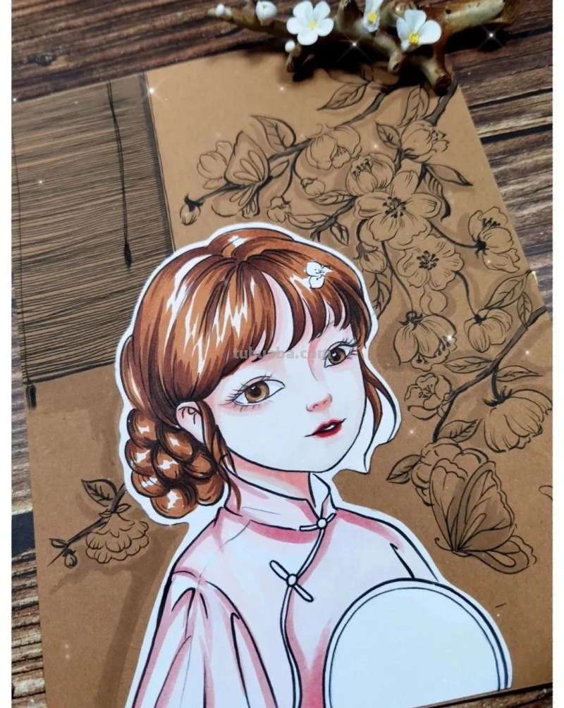 超治愈系的“国风动漫”美醉的春意，最新的春日创意主题绘画