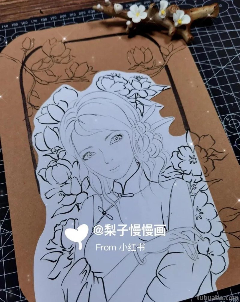 超治愈系的“国风动漫”美醉的春意，最新的春日创意主题绘画