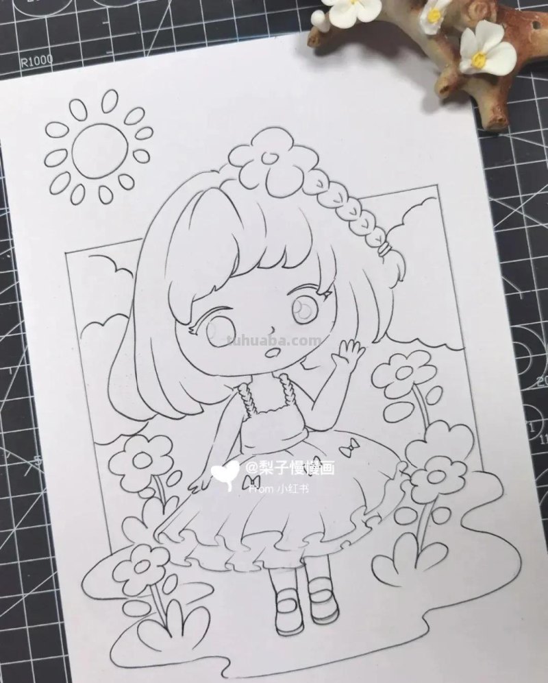 超治愈系的“国风动漫”美醉的春意，最新的春日创意主题绘画