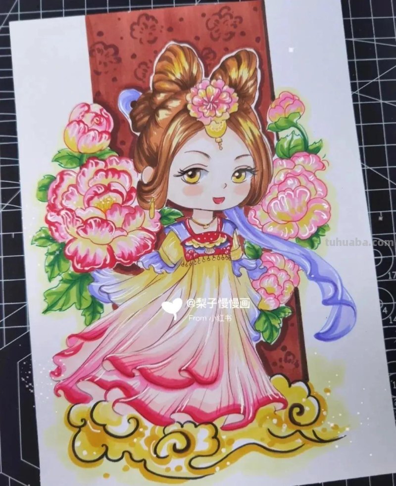 超治愈系的“国风动漫”美醉的春意，最新的春日创意主题绘画