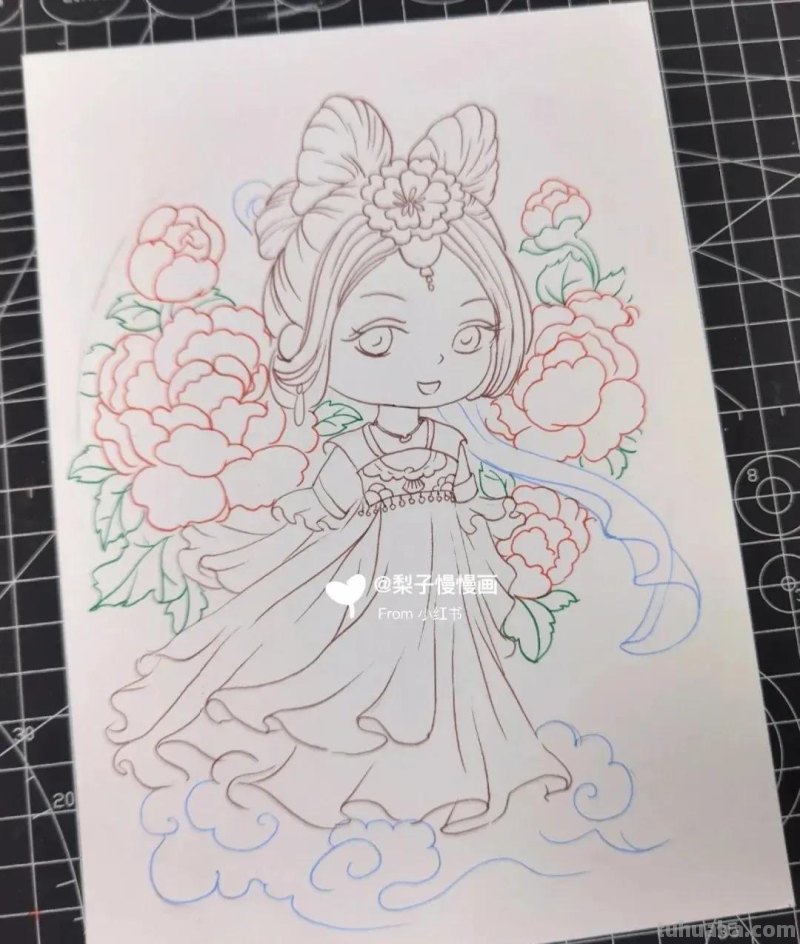 超治愈系的“国风动漫”美醉的春意，最新的春日创意主题绘画