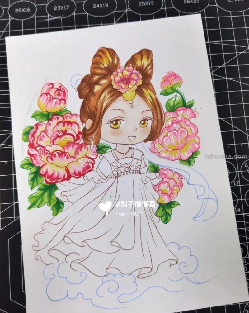 超治愈系的“国风动漫”美醉的春意，最新的春日创意主题绘画