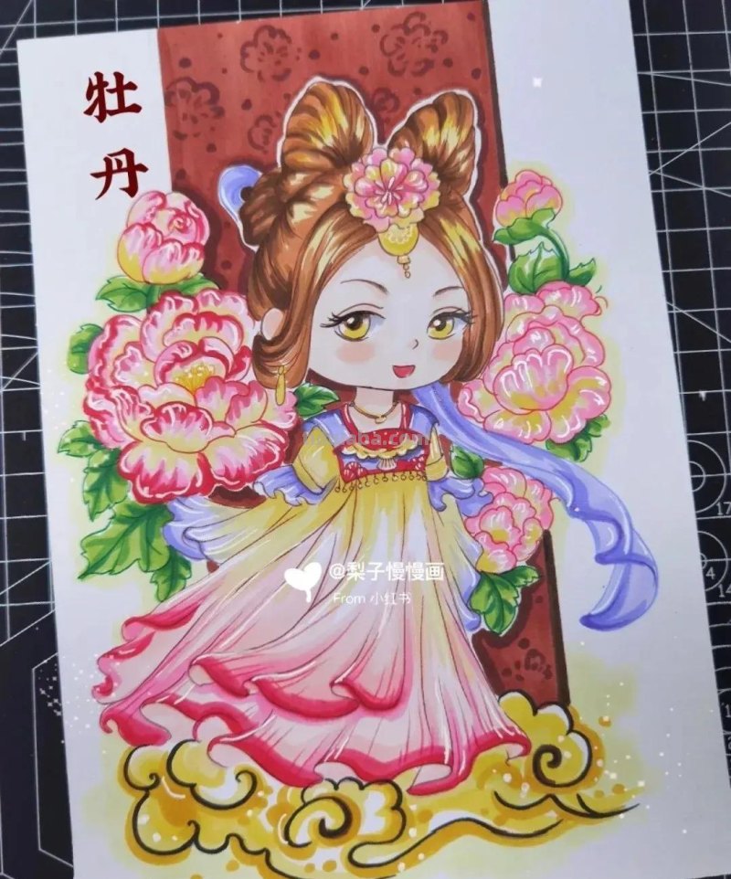 超治愈系的“国风动漫”美醉的春意，最新的春日创意主题绘画