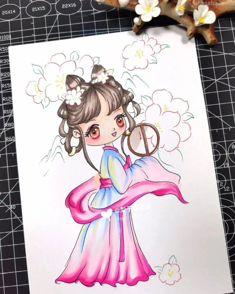 超治愈系的“国风动漫”美醉的春意，最新的春日创意主题绘画