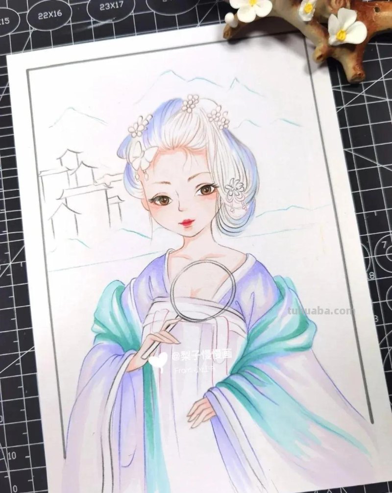 超治愈系的“国风动漫”美醉的春意，最新的春日创意主题绘画