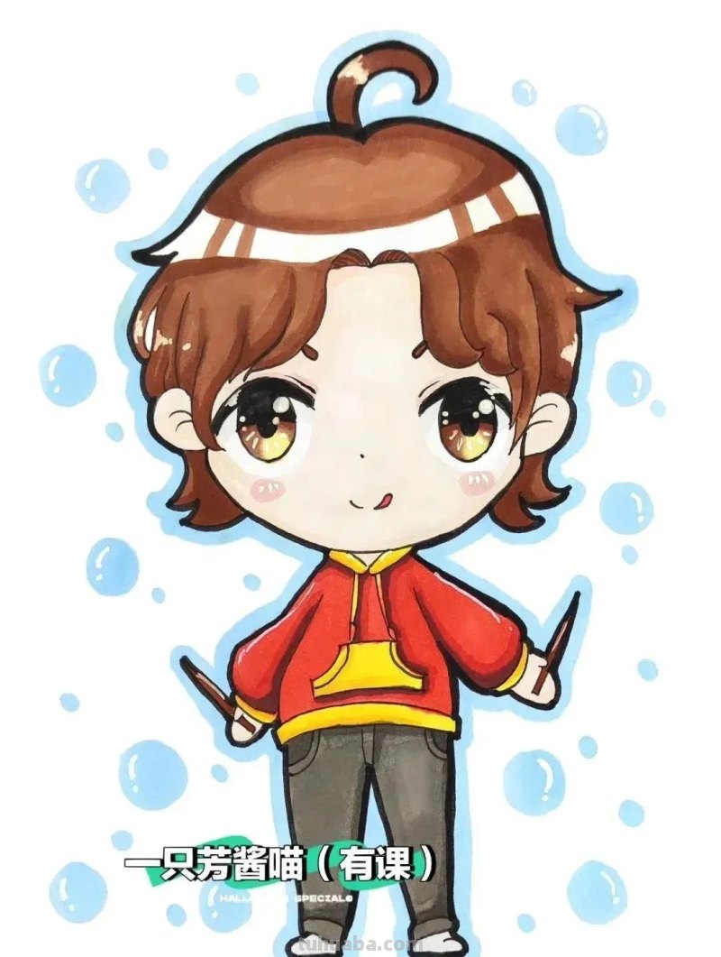 77种Q版动漫绘画素材！人物，动物，动画应有尽有，收藏起来用哦