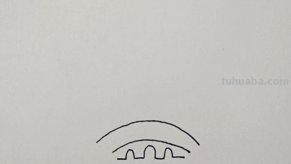 小河怎么画简笔画 怎样画一个最简单的，解冻的小溪？