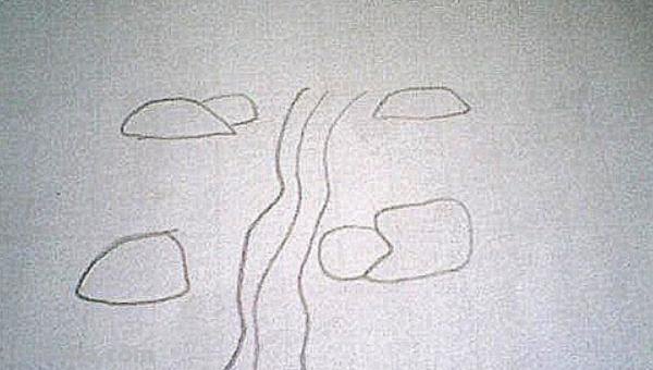 小河怎么画简笔画 怎样画一个最简单的，解冻的小溪？