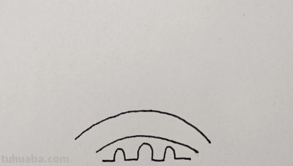 小河怎么画简笔画 怎样画一个最简单的，解冻的小溪？