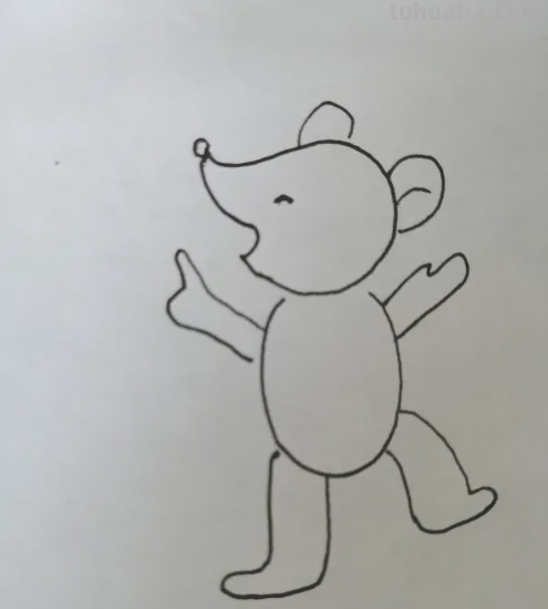老鼠的画法