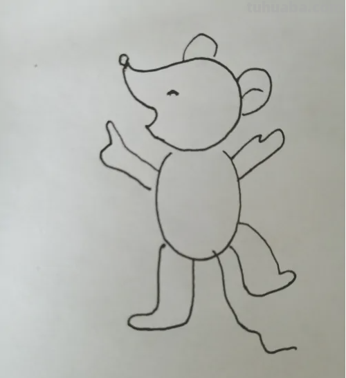 老鼠的画法
